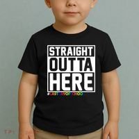Straight Outta Here Graduation Toddler T-Shirt thumb 2