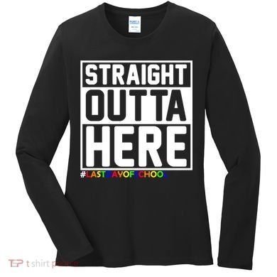 Straight Outta Here Graduation Women's Long Sleeve Shirt