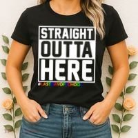Straight Outta Here Graduation Women's T-Shirt thumb 2