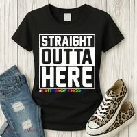 Straight Outta Here Graduation Women's T-Shirt thumb 3