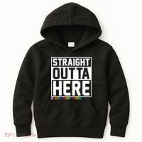 Straight Outta Here Graduation Kids Hoodie thumb 0