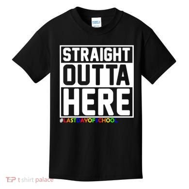 Straight Outta Here Graduation Kids T-Shirt