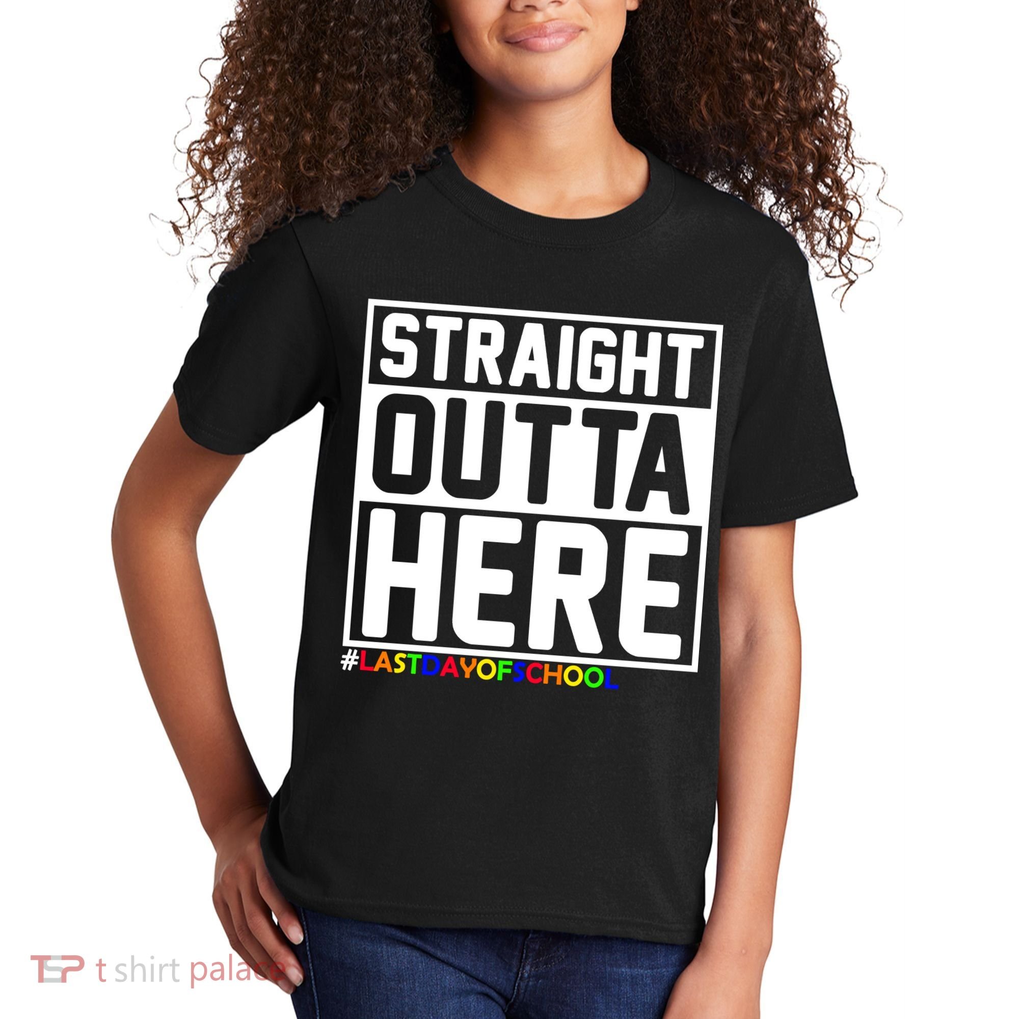 Straight Outta Here Graduation Kids T-Shirt