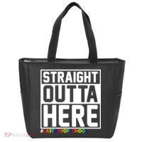Straight Outta Here Graduation Tote Bag thumb 0