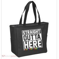 Straight Outta Here Graduation Tote Bag thumb 2