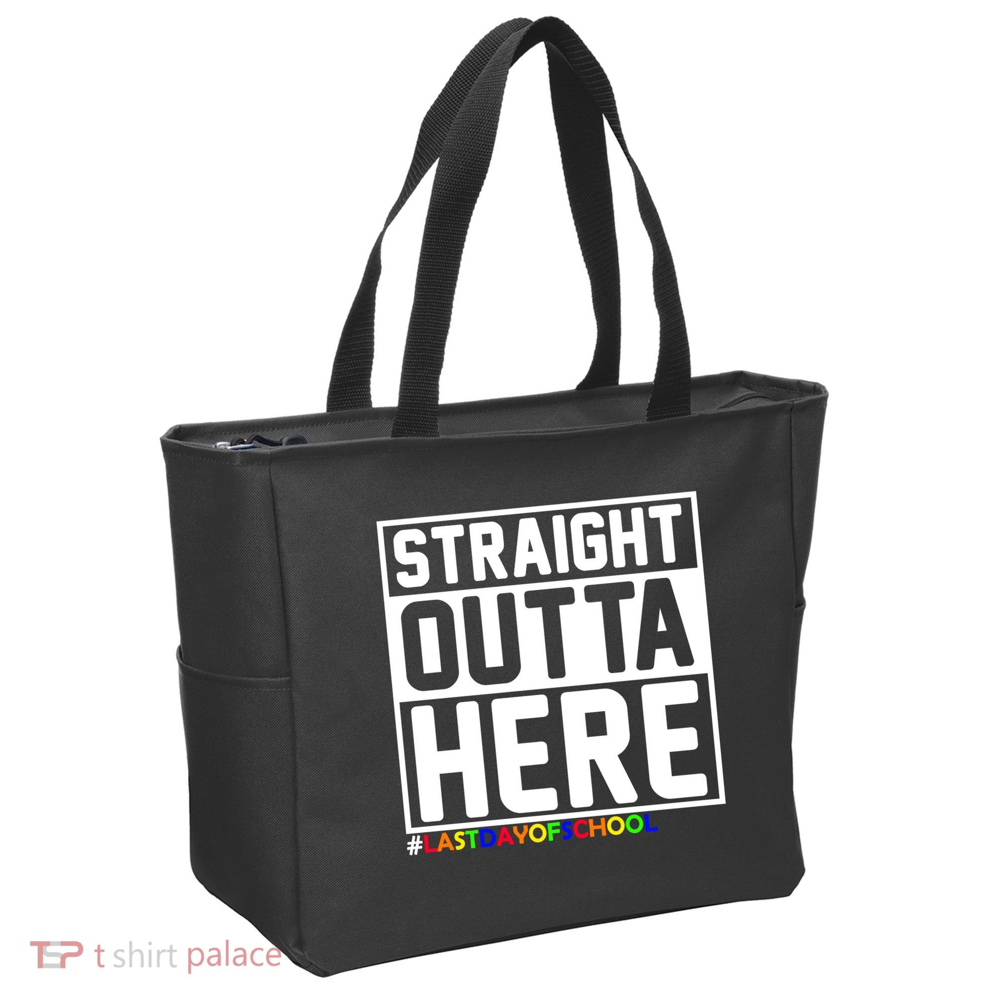 Straight Outta Here Graduation Tote Bag
