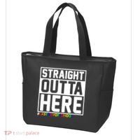 Straight Outta Here Graduation Tote Bag thumb 3