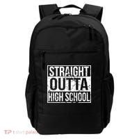 Straight Outta High School Funny Senior Graduate Graudation Backpack thumb 0