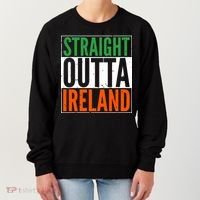 Straight Outta Ireland St. Patrick's Day Irish Women's Sweatshirt thumb 0