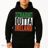 Straight Outta Ireland St. Patrick's Day Irish Hoodie thumb 2