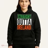 Straight Outta Ireland St. Patrick's Day Irish Hoodie thumb 5