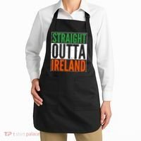 Straight Outta Ireland St. Patrick's Day Irish Apron thumb 2