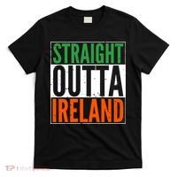 Straight Outta Ireland St. Patrick's Day Irish T-Shirt thumb 0