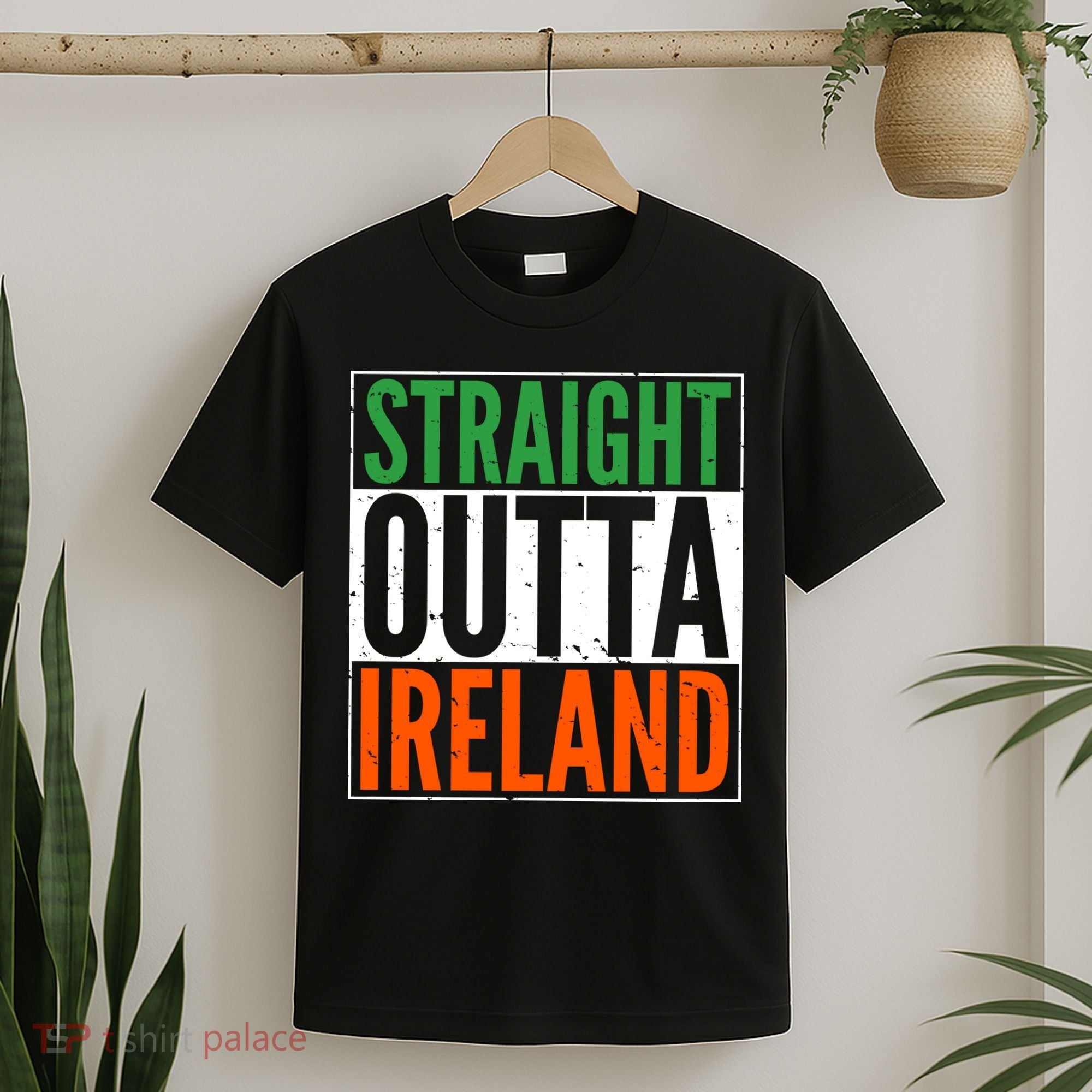 Straight Outta Ireland St. Patrick's Day Irish T-Shirt