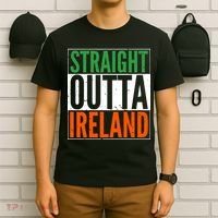 Straight Outta Ireland St. Patrick's Day Irish T-Shirt thumb 6