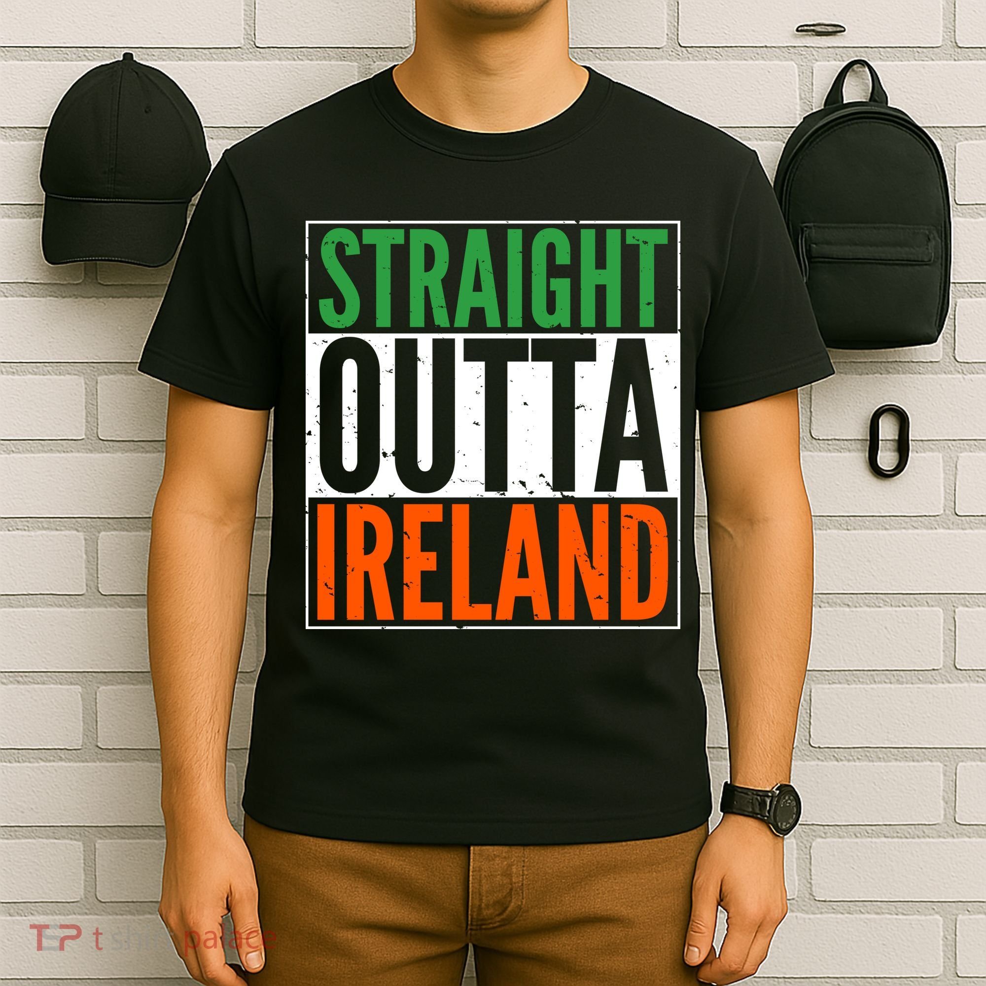 Straight Outta Ireland St. Patrick's Day Irish T-Shirt