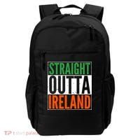 Straight Outta Ireland St. Patrick's Day Irish Backpack thumb 0
