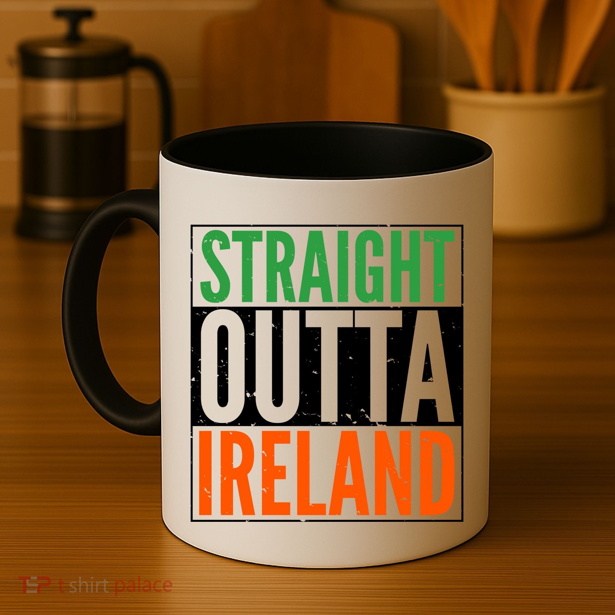 Straight Outta Ireland St. Patrick's Day Irish Coffee Mug