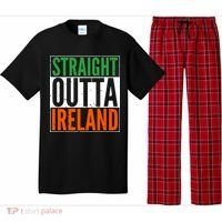 Straight Outta Ireland St. Patrick's Day Irish Pajama Set thumb 0