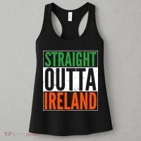 Straight Outta Ireland St. Patrick's Day Irish Women's Tank Top thumb 3