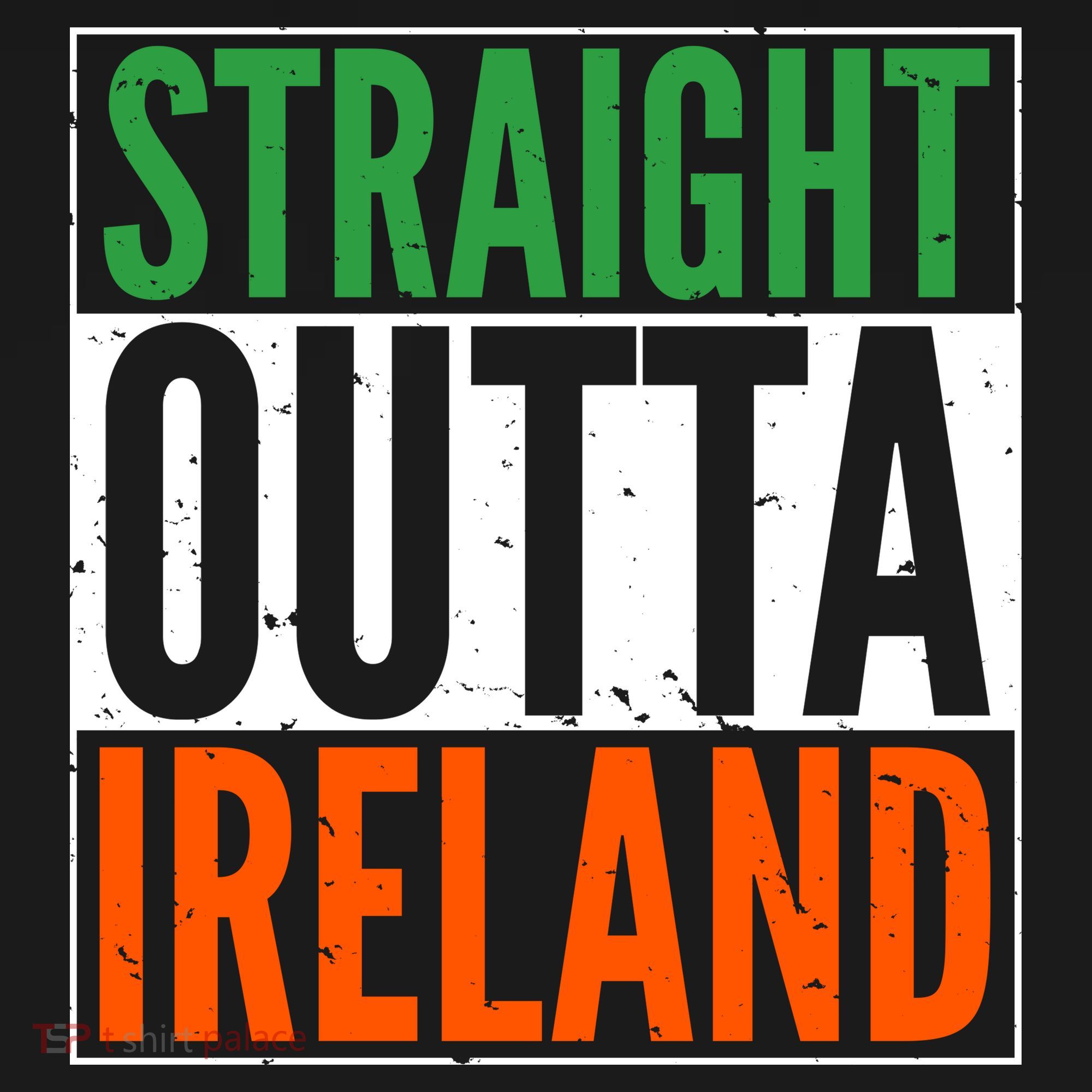 Straight Outta Ireland St. Patrick's Day Irish Toddler Hoodie