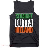 Straight Outta Ireland St. Patrick's Day Irish Tank Top thumb 0
