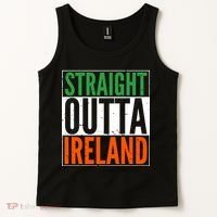 Straight Outta Ireland St. Patrick's Day Irish Tank Top thumb 2