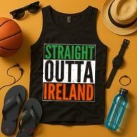 Straight Outta Ireland St. Patrick's Day Irish Tank Top thumb 4