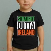 Straight Outta Ireland St. Patrick's Day Irish Toddler T-Shirt thumb 2
