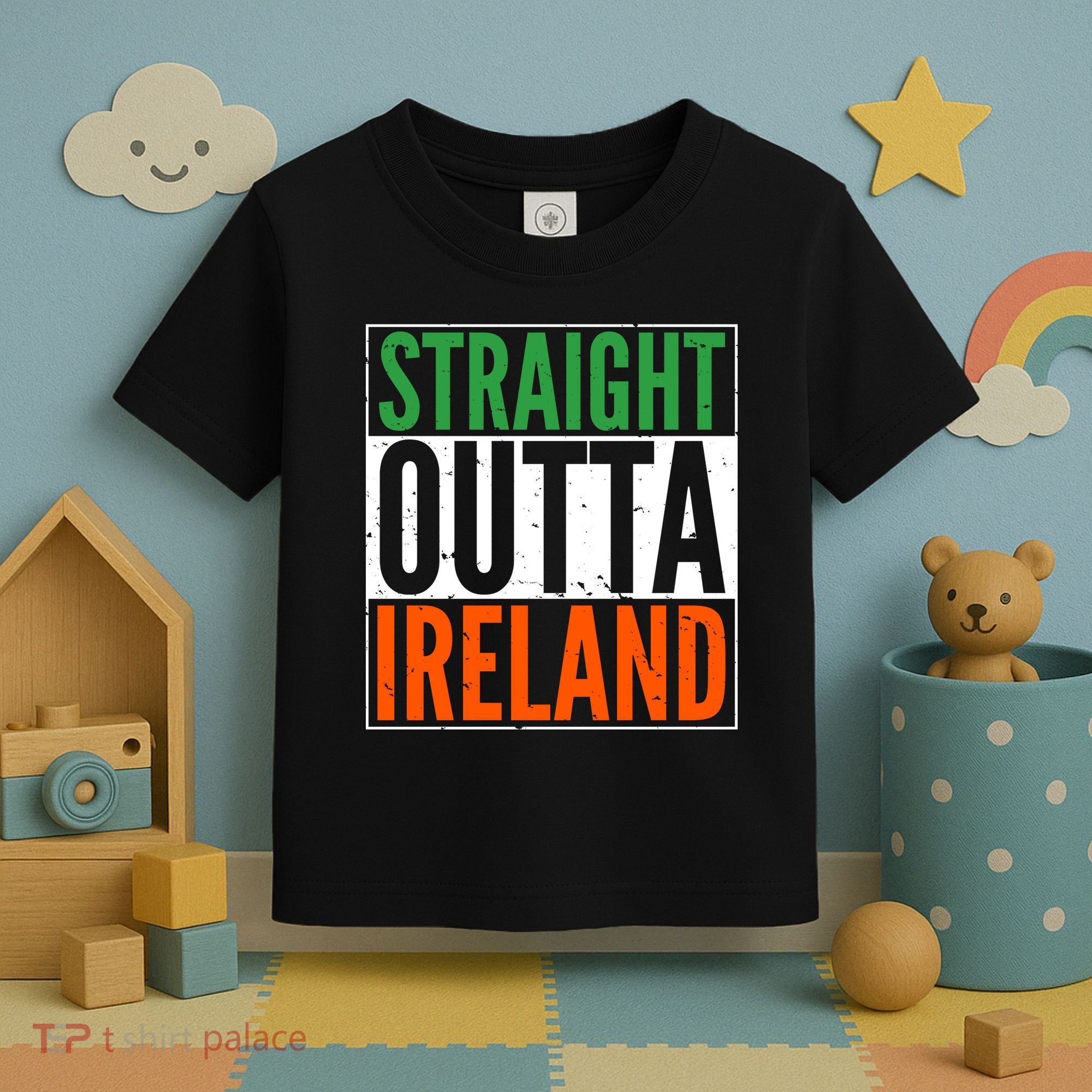 Straight Outta Ireland St. Patrick's Day Irish Toddler T-Shirt
