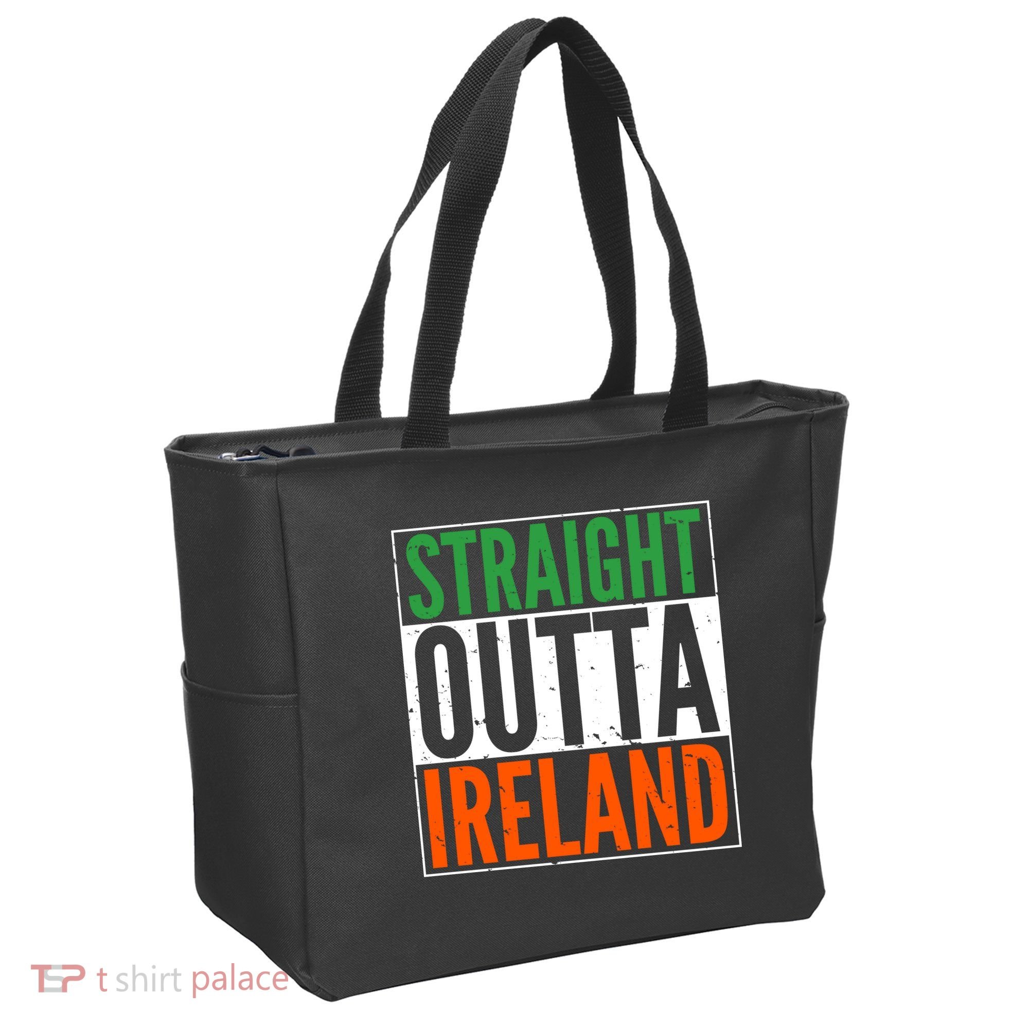 Straight Outta Ireland St. Patrick's Day Irish Tote Bag