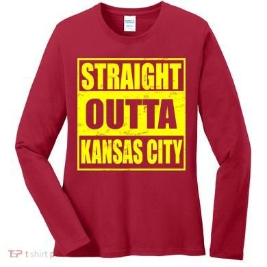 Straight Outta Kansas City Women's Long Sleeve Shirt