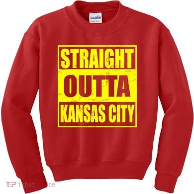 Straight Outta Kansas City Kids Sweatshirt