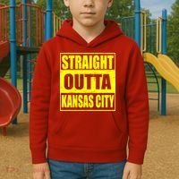 Straight Outta Kansas City Kids Hoodie thumb 2