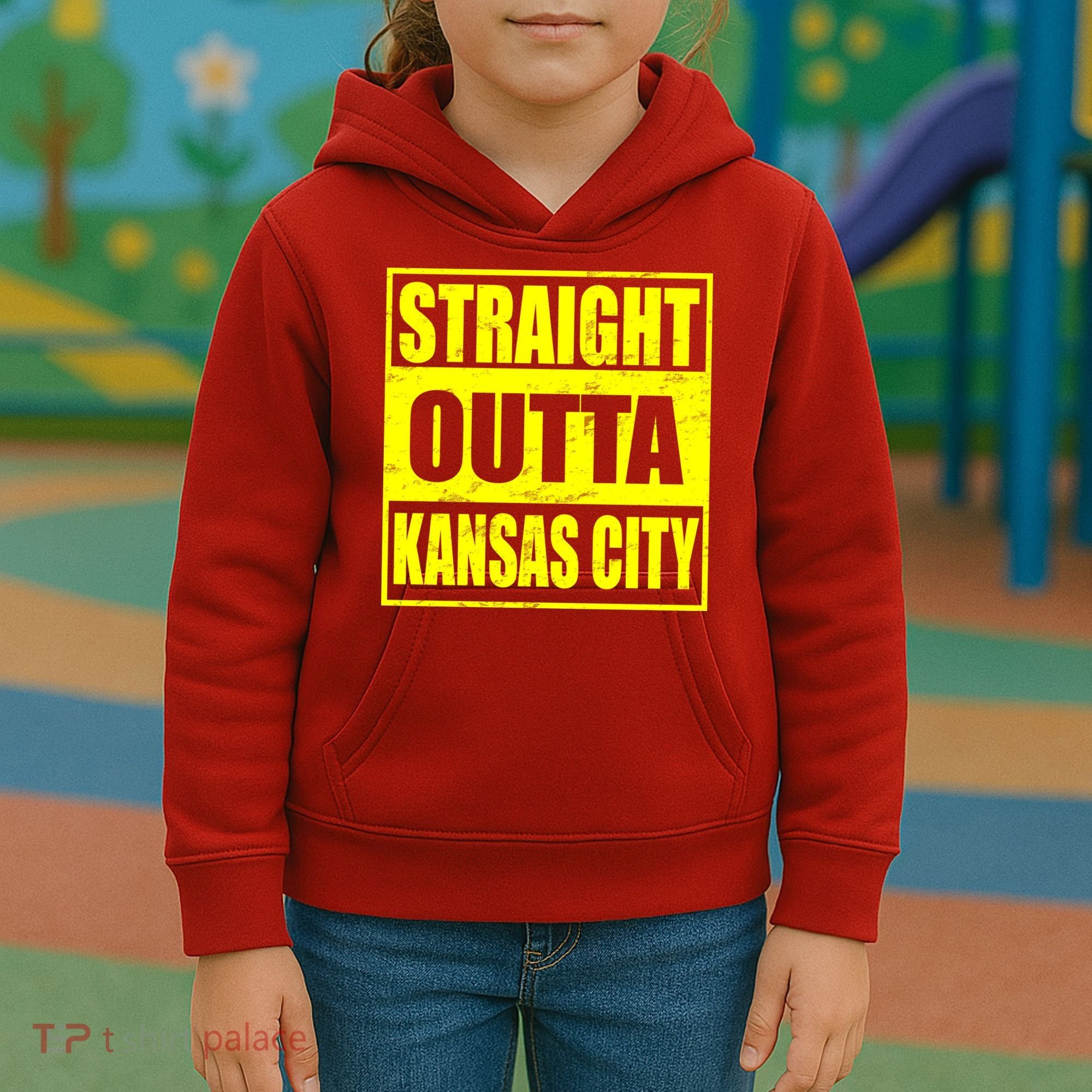 Straight Outta Kansas City Kids Hoodie
