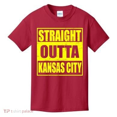 Straight Outta Kansas City Kids T-Shirt