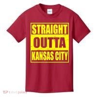 Straight Outta Kansas City Kids T-Shirt thumb 0