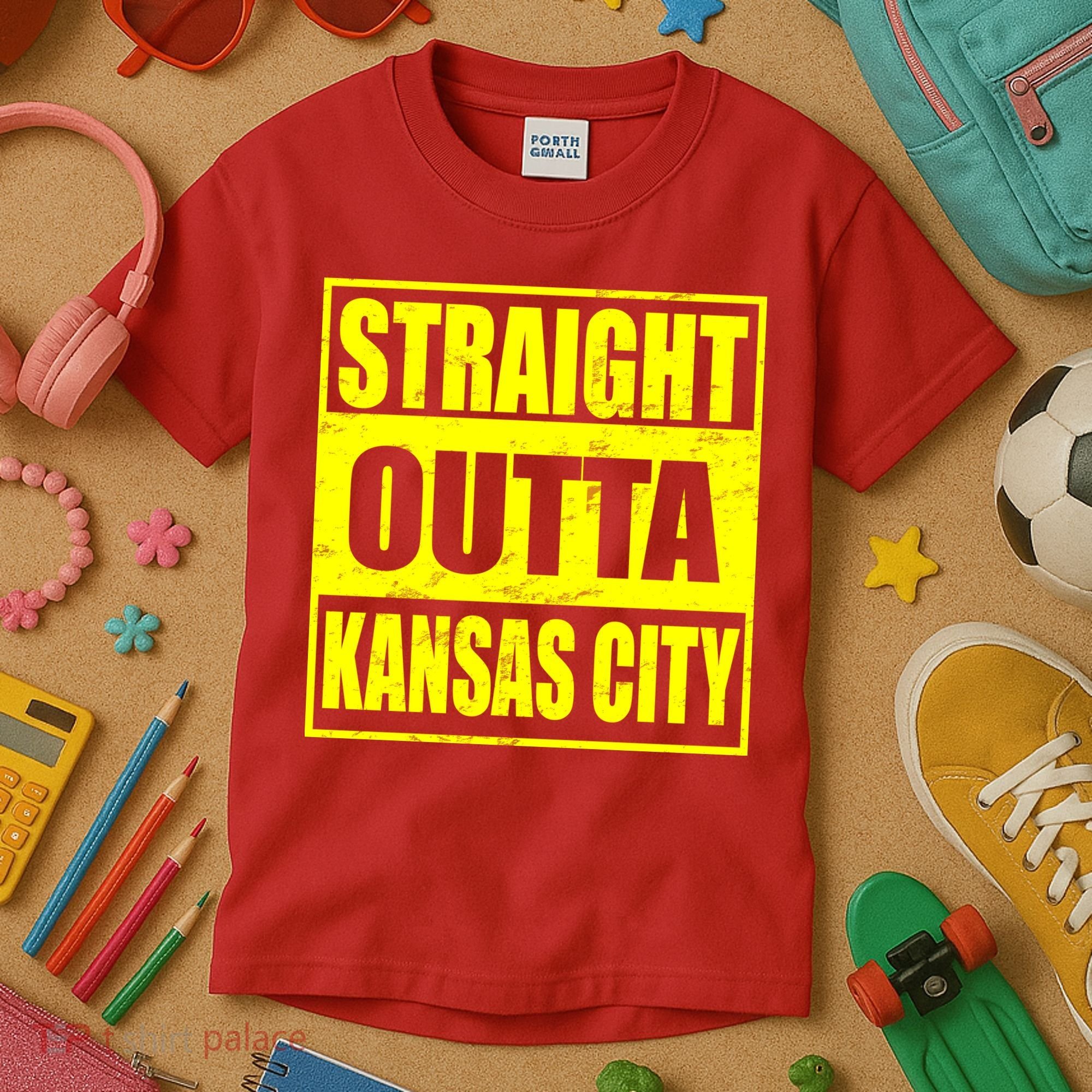 Straight Outta Kansas City Kids T-Shirt
