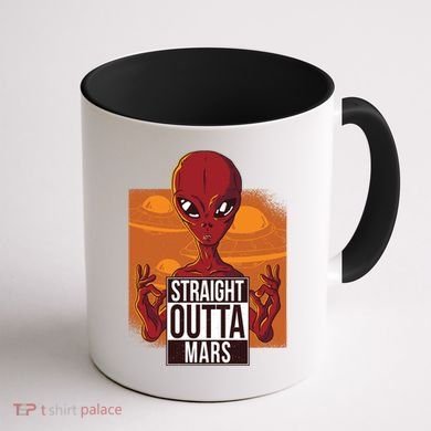 Straight Outta Mars Coffee Mug back