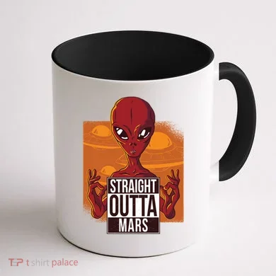 Straight Outta Mars Coffee Mug back