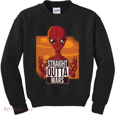 Straight Outta Mars Kids Sweatshirt