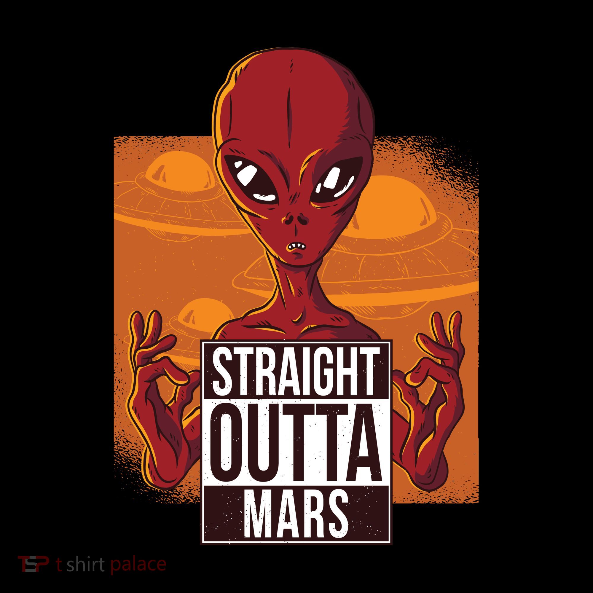 Straight Outta Mars Tote Bag