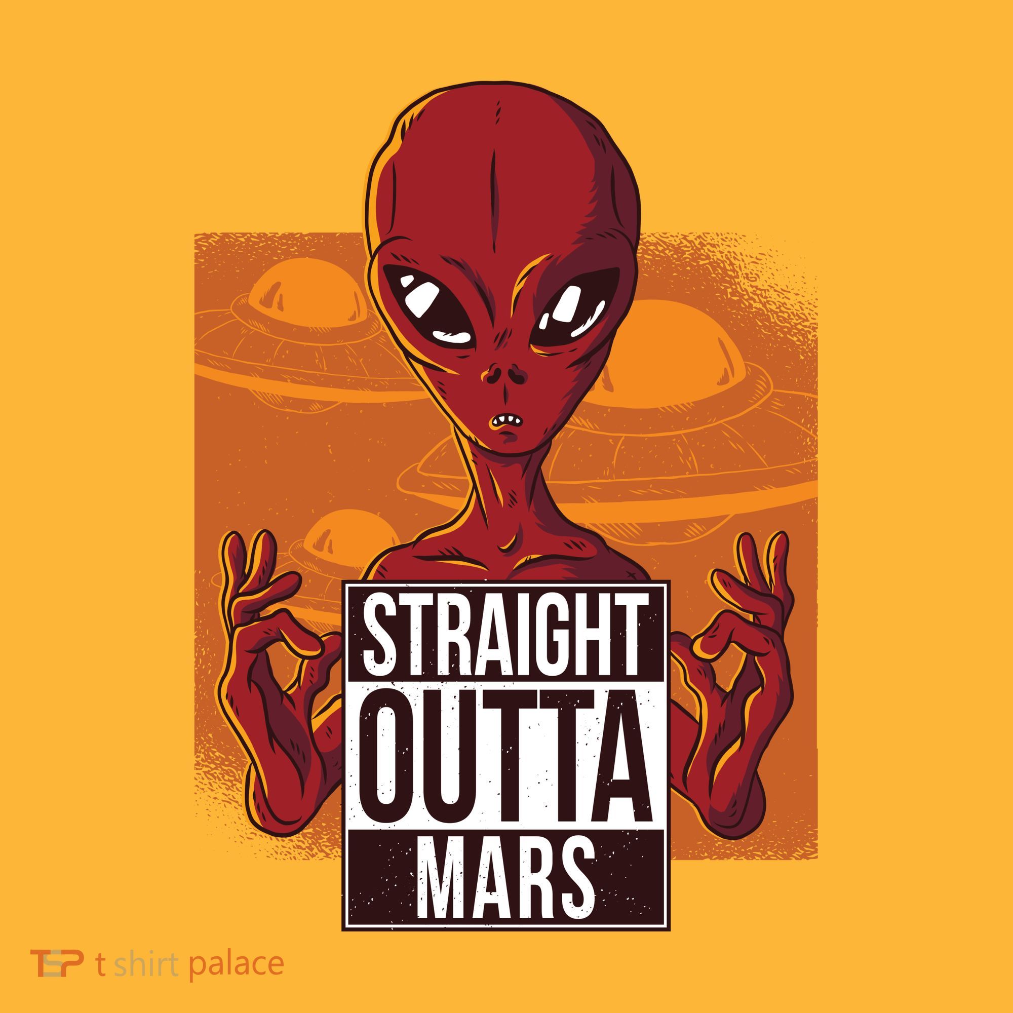 Straight Outta Mars Mousepad
