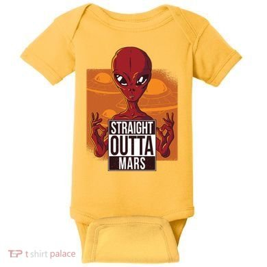 Straight Outta Mars Baby Bodysuit