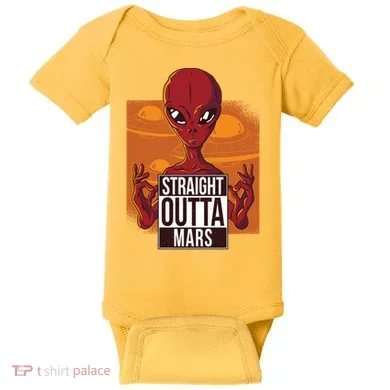 Straight Outta Mars Baby Bodysuit