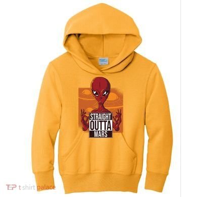 Straight Outta Mars Kids Hoodie