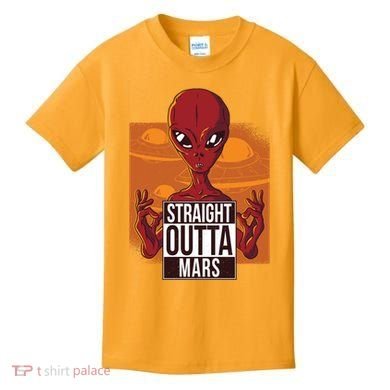 Straight Outta Mars Kids T-Shirt