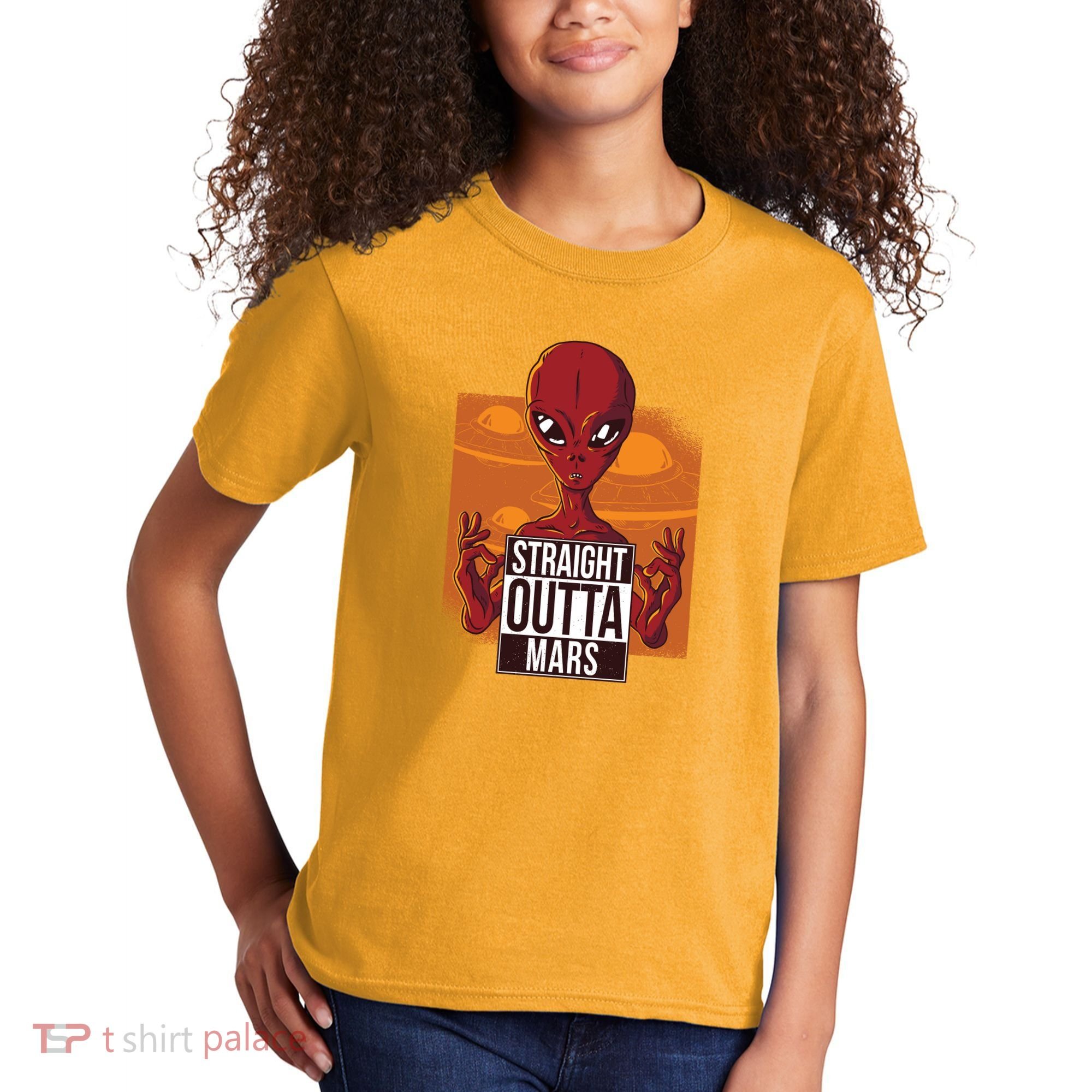 Straight Outta Mars Kids T-Shirt