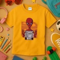 Straight Outta Mars Kids T-Shirt thumb 3