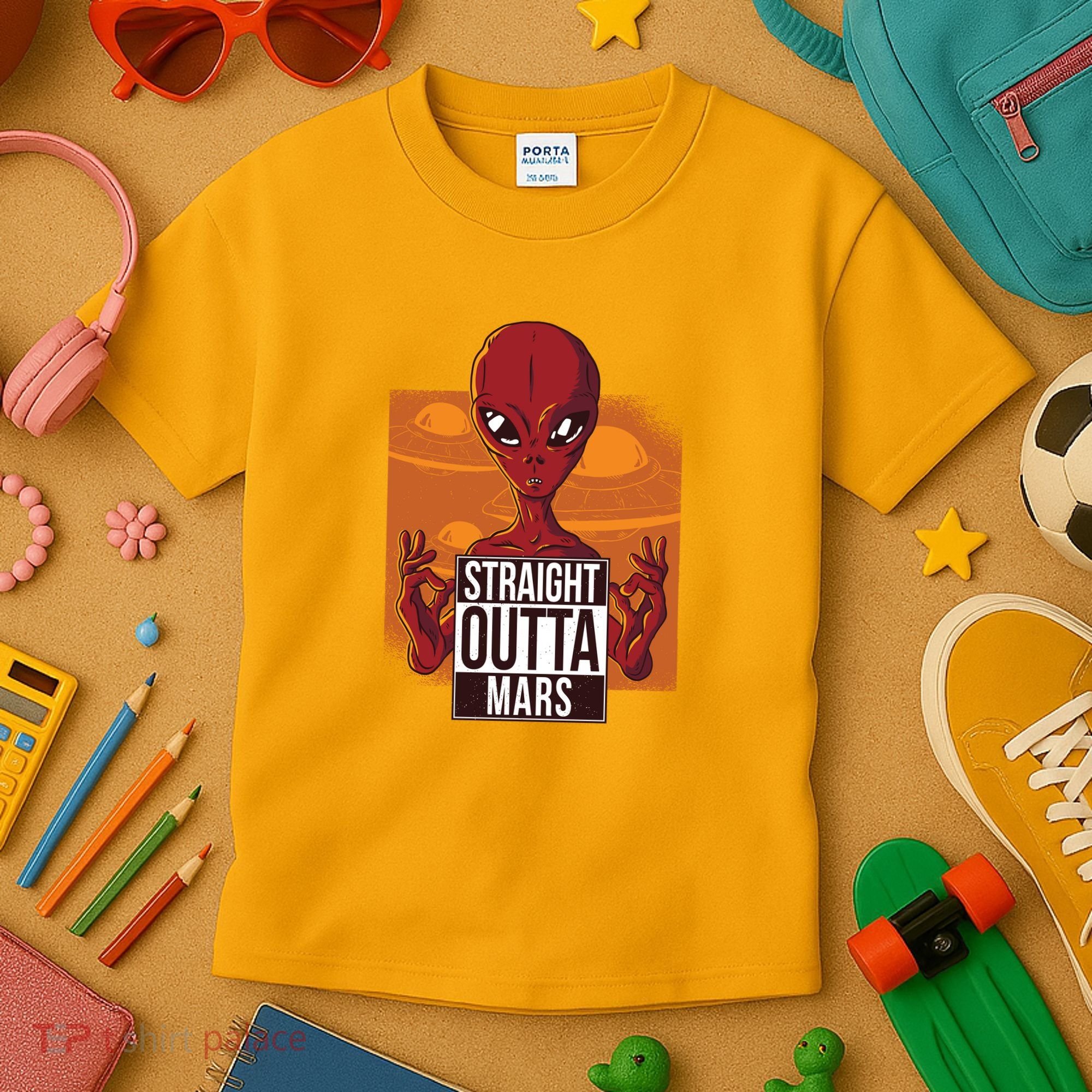 Straight Outta Mars Kids T-Shirt
